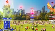 Artwork for Pokemon GO raids (Image via Niantic)